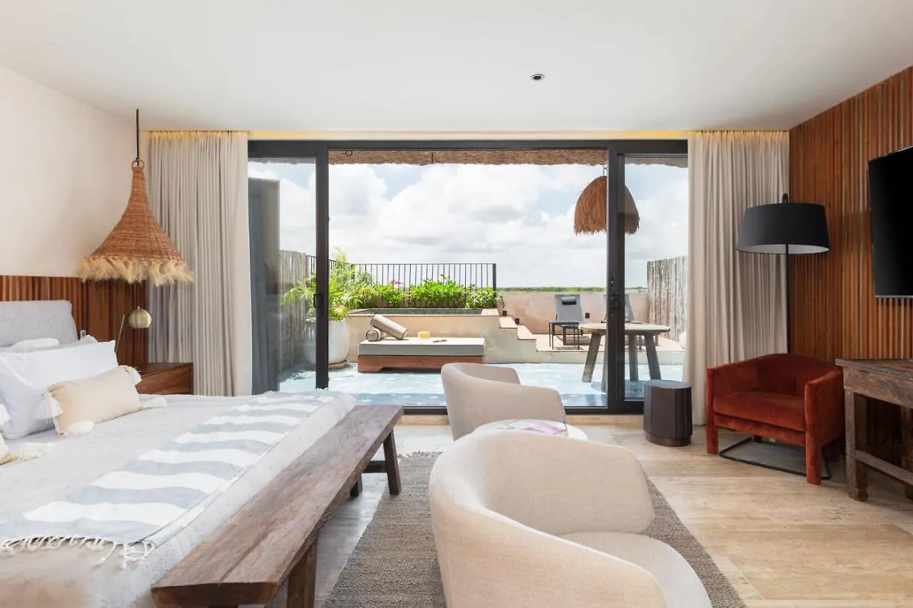 トゥルムBeautiful Aldea Zama Ph With Private Plunge Pool And Terraceアパートメント メキシコ