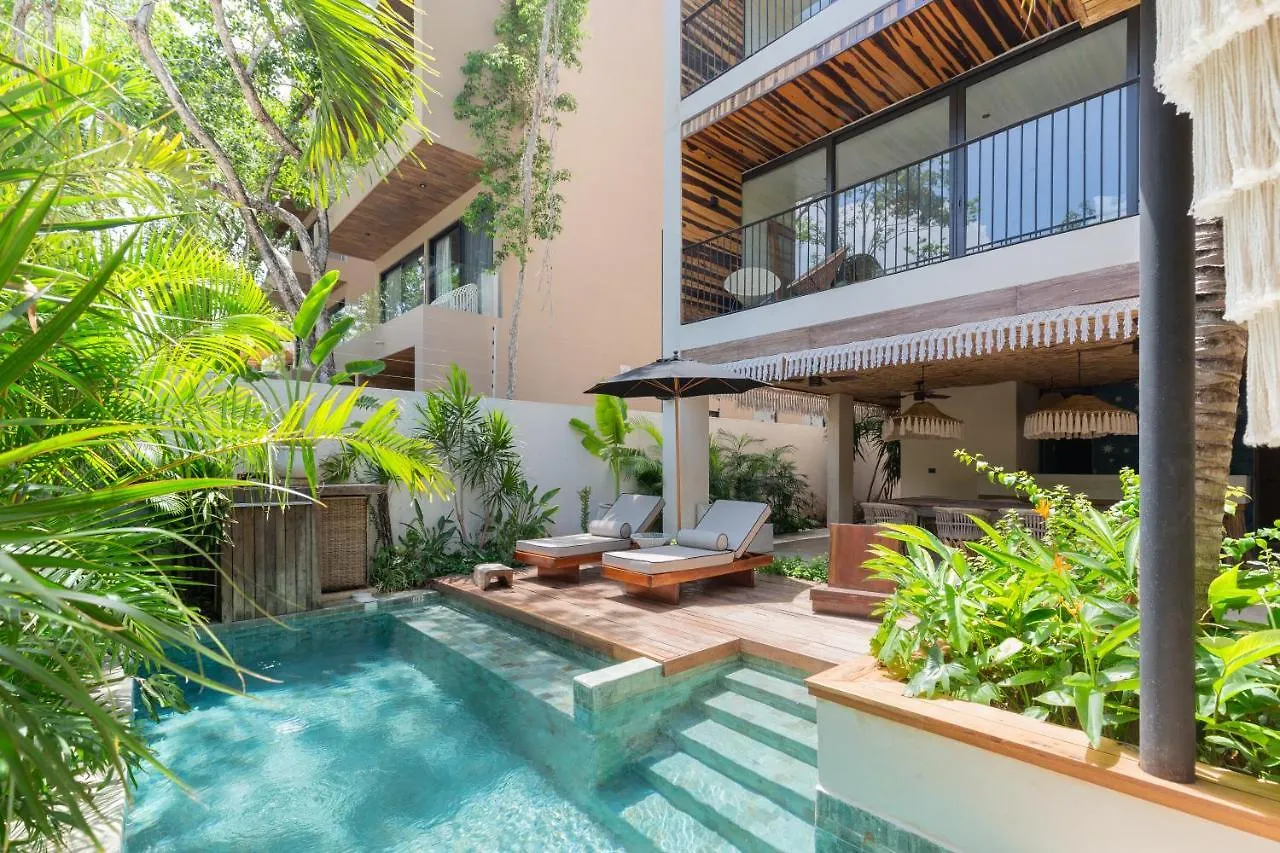 アパート トゥルムBeautiful Aldea Zama Ph With Private Plunge Pool And Terraceアパートメント