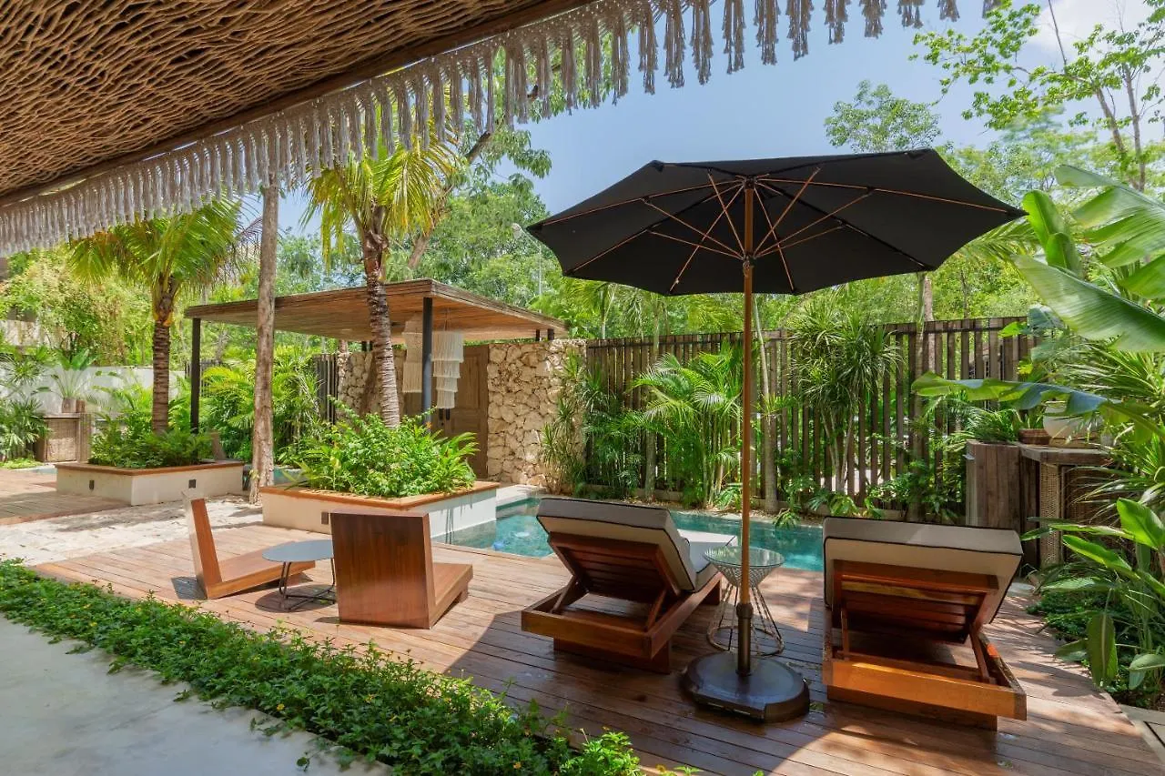 トゥルムBeautiful Aldea Zama Ph With Private Plunge Pool And Terraceアパートメント トゥルム